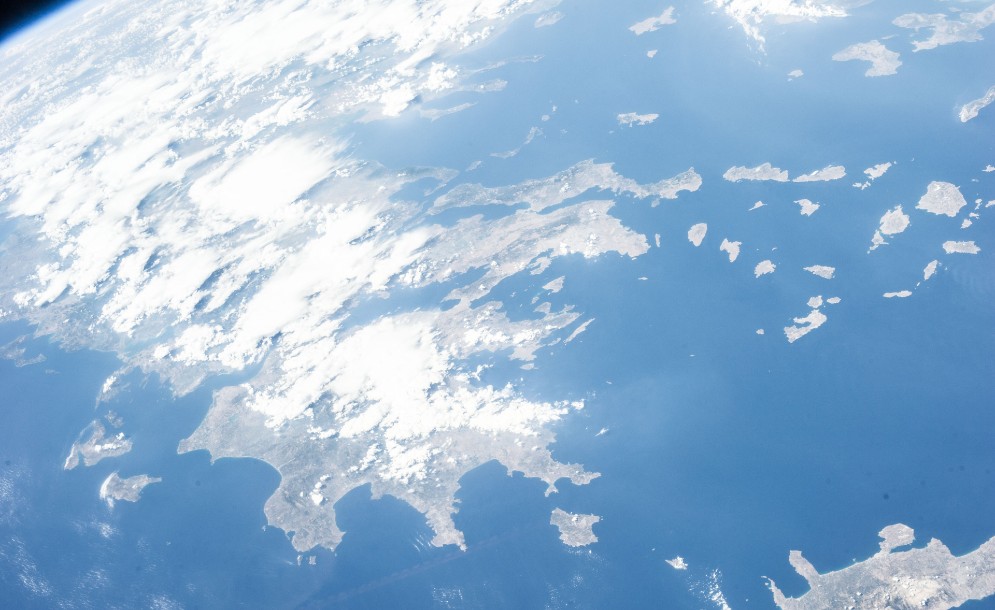 NASA: Δημοσίευσε διαστημική φωτογραφία της Ελλάδας