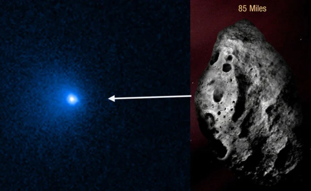 Το Hubble καταγράφει τον μεγαλύτερο κομήτη που έχει δει ποτέ και κατευθύνεται προς αυτήν την κατεύθυνση