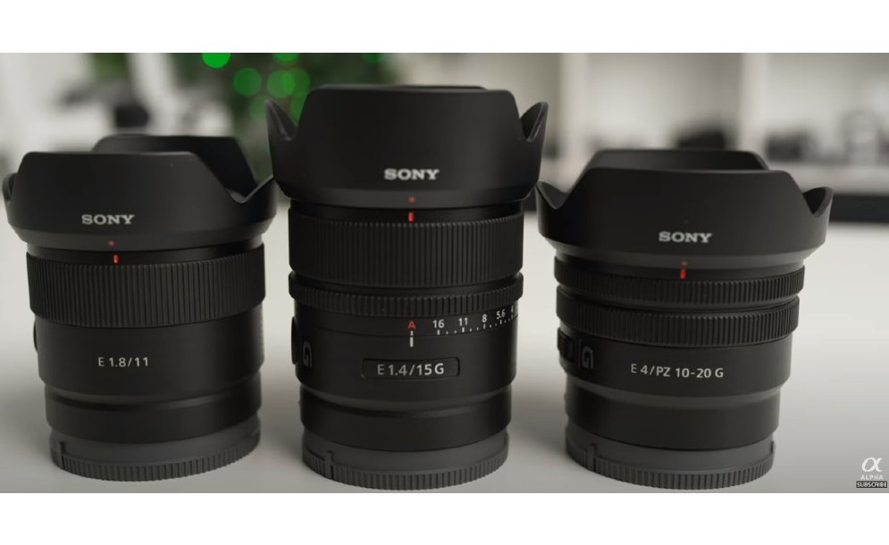 Η Sony παρουσιάζει τρεις ευρυγώνιους φακούς APS-C E-Mount
