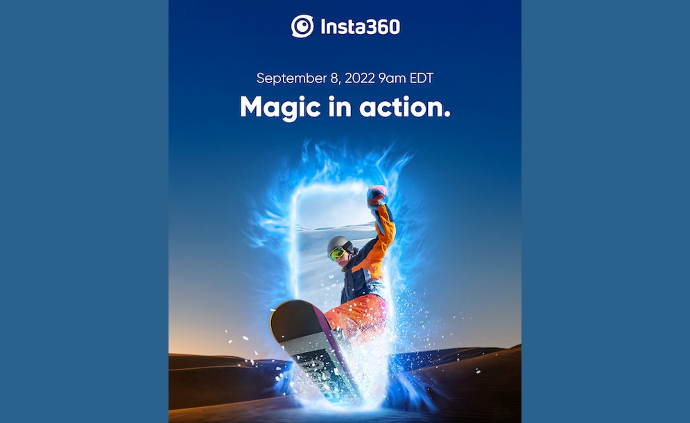 Insta360: Νέα κάμερα στις 8 Σεπτεμβρίου