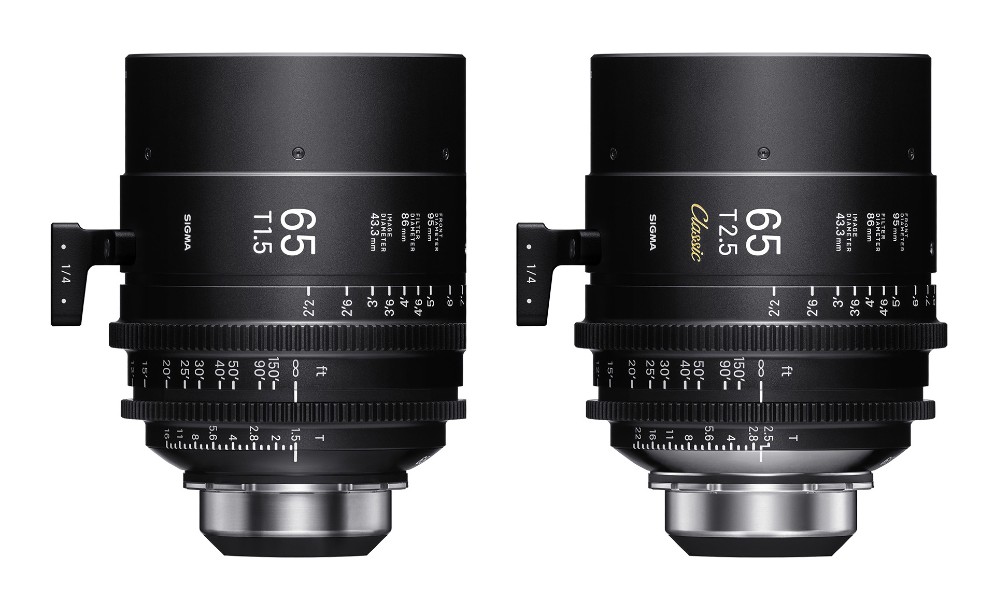 Η SIGMA ανακοινώνει την ανάπτυξη 65mm T1.5 FF CINE Prime και 65mm T2.5 FF CINE Classic Prime Lens