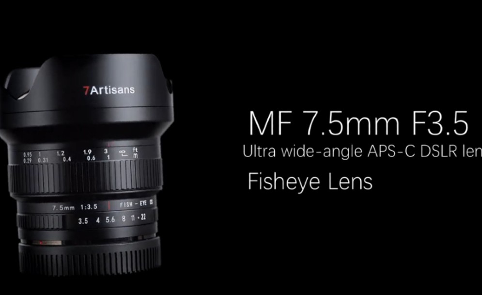 Νέος υπερευρυγώνιος φακός Fisheye 7.5mm f/3.5 από την 7Artisans